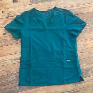 Figs hunter green scrub set